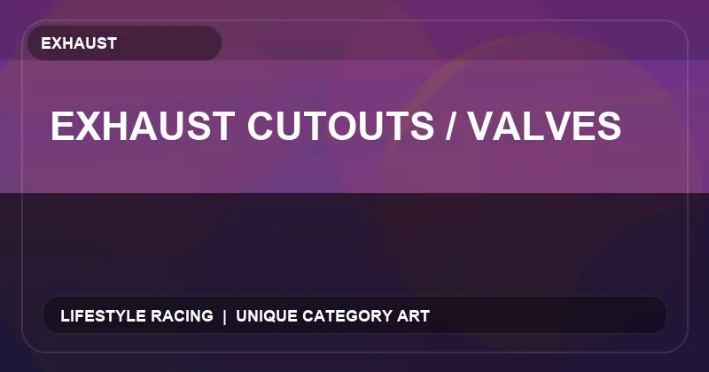 Exhaust Cutouts / Valves